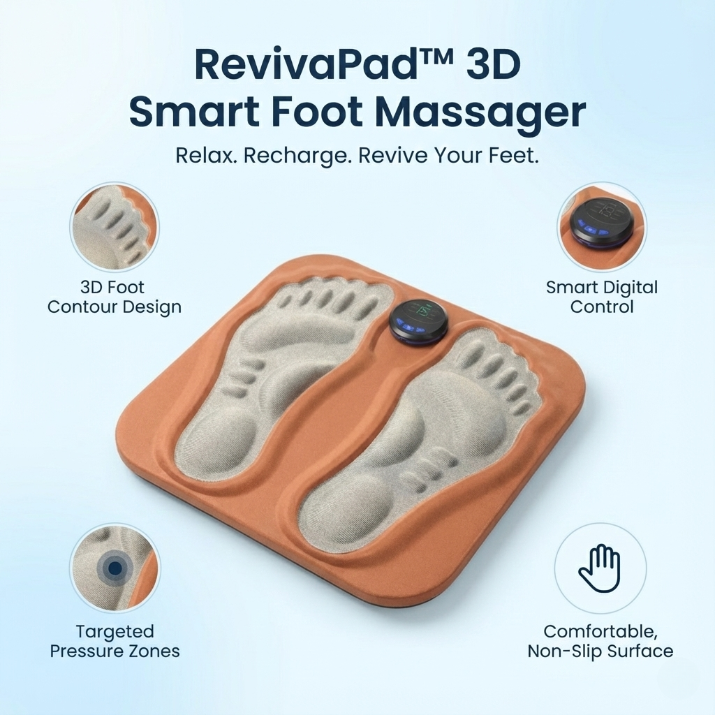 RevivaPad™ 3D Smart Foot Massager